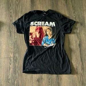 Womens Scream graphic Short sleeve T-shirt top